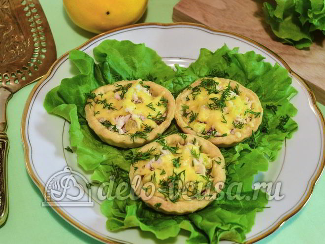 Рецепт тарталеток с курицей и апельсином