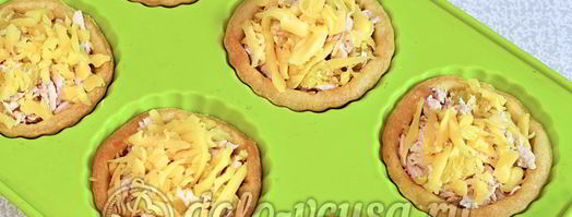 тарталетки с курицей и апельсином. Шаг 12