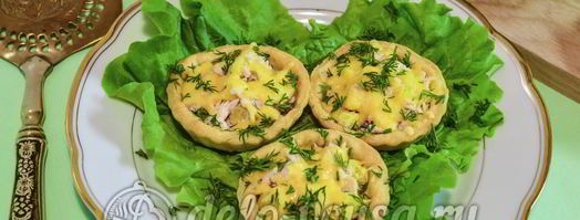 тарталетки с курицей и апельсином. Шаг 13