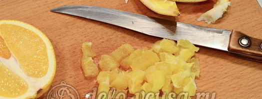 тарталетки с курицей и апельсином. Шаг 9