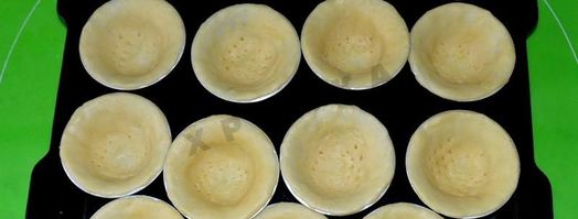 тарталетки с начинкой из крабовых палочек. Шаг 13