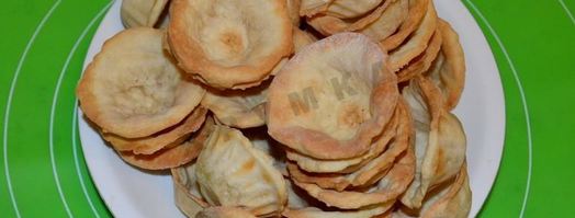 тарталетки с начинкой из крабовых палочек. Шаг 14