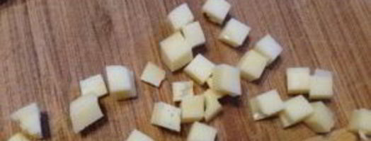 тарталетки с начинкой из курицы с ананасом. Шаг 4