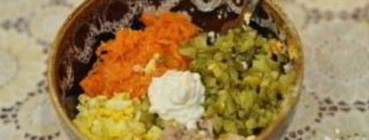 тарталетки с печенью трески. Шаг 5