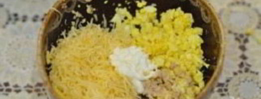 тарталетки с печенью трески. Шаг 8