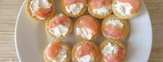 тарталетки с творожным сыром и семгой. Шаг 4