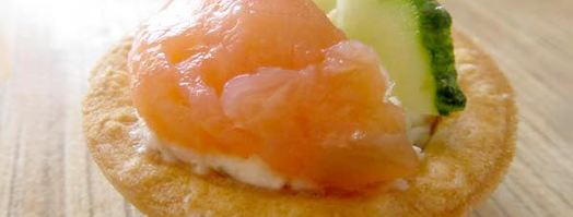 тарталетки с творожным сыром и семгой. Шаг 6