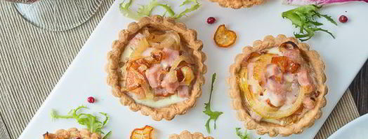 тарталетки с ветчиной и луком. Шаг 23