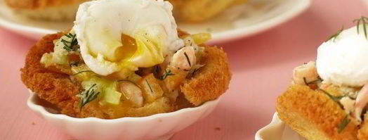 тарталетки с яйцом пашот. Шаг 17