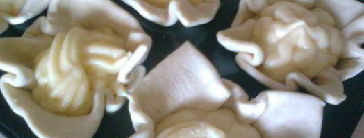 тарталетки с заварным кремом. Шаг 9