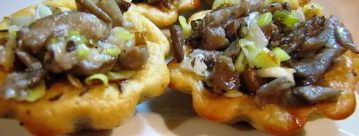 тарталетки сырные с грибами. Шаг 11