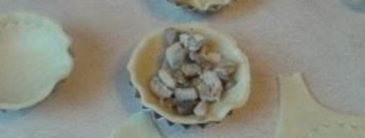 закрытые тарталетки с курицей и грибами. Шаг 14