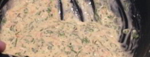 закуска в тарталетках с семгой. Шаг 3