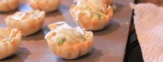 закуска в тарталетках с семгой. Шаг 4