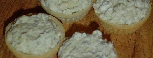 закусочные тарталетки с рокфором и помидорами черри. Шаг 5