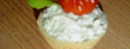 закусочные тарталетки с рокфором и помидорами черри. Шаг 7