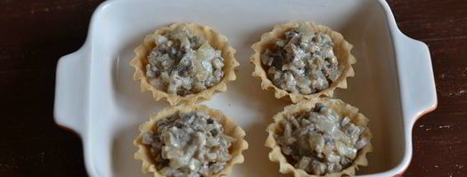 жульен в тарталетках. Шаг 7