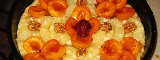 абрикосово-ананасовый тарт в карамели. Шаг 7