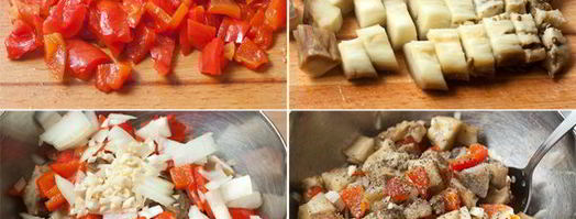 быстрый тарт с баклажанами. Шаг 4