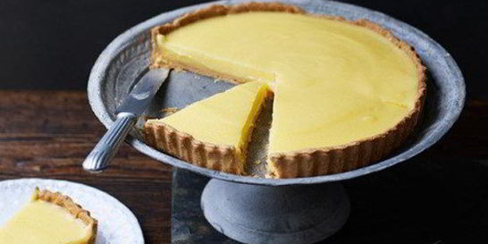 Французский лимонный заварной тарт