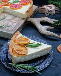 Лимонный тарт с розмарином