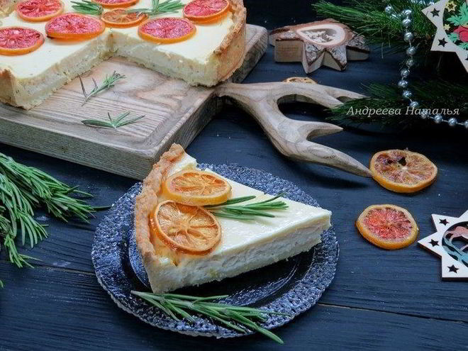 Рецепт лимонного тарта с розмарином