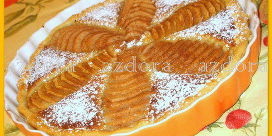 Миндально-грушевый тарт