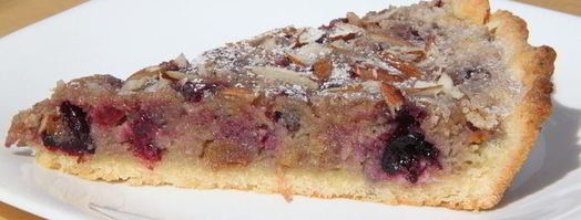 миндальный тарт с черной смородиной. Шаг 15