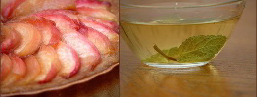 миндальный тарт с карамелизованными нектаринами. Шаг 13