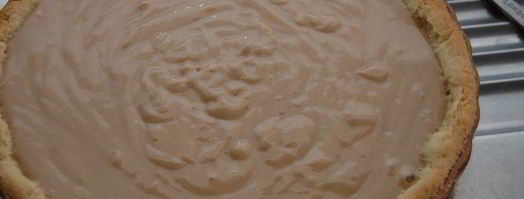 миндальный тарт с карамелизованными нектаринами. Шаг 7