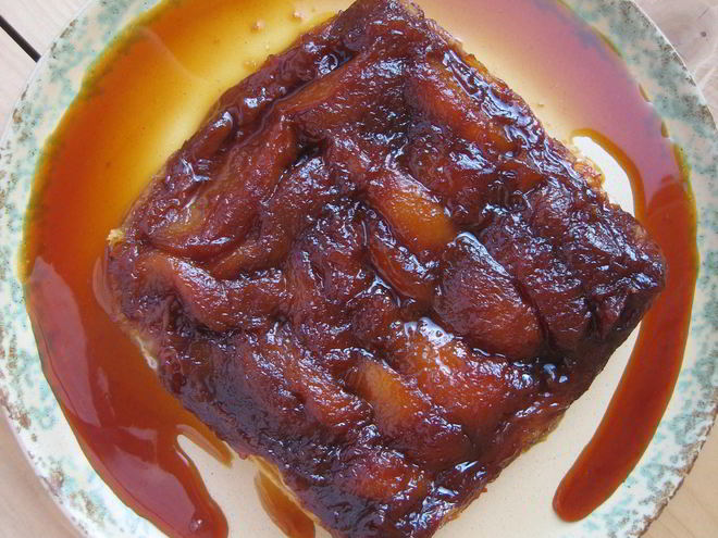 Рецепт нектаринового тарта татен