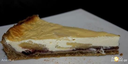 Ржаной тарт с яблоками