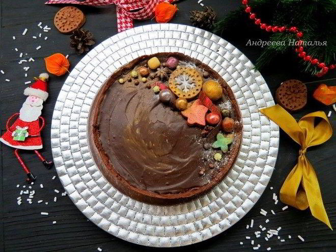 Рецепт шоколадна-каштанового тарт