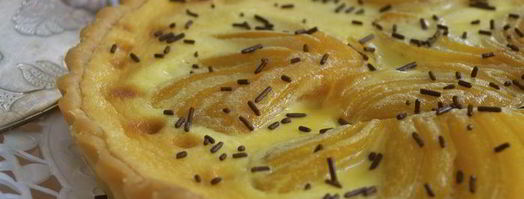 шоколадно-сливочный тарт с фруктами. Шаг 12