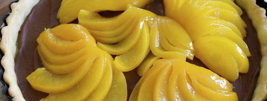 шоколадно-сливочный тарт с фруктами. Шаг 8