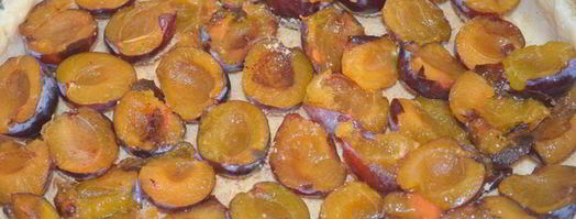 сливовый тарт из творожного теста с меренгой. Шаг 7