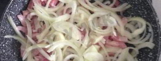 тарт фламбе с беконом. Шаг 6