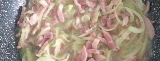 тарт фламбе с беконом. Шаг 8