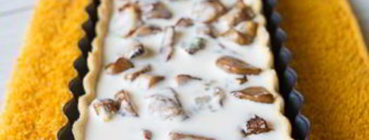 тарт с белыми грибами и луком-пореем. Шаг 26