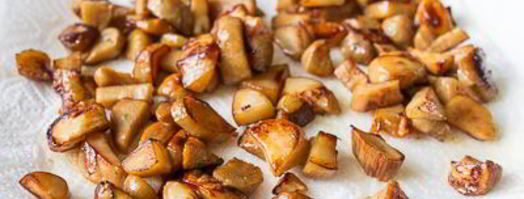 тарт с белыми грибами и луком-пореем. Шаг 19