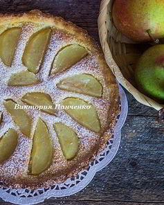 Тарт с грушами