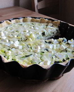 Тарт с кабачками и фетой