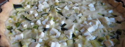 тарт с кабачками и фетой. Шаг 7