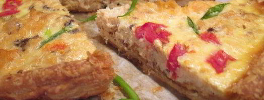 тарт с лососем и овощами. Шаг 9