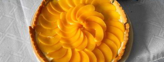 тарт с маскарпоне и персиками. Шаг 10