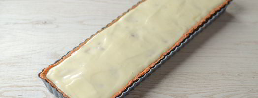 тарт с персиками и заварным кремом. Шаг 16