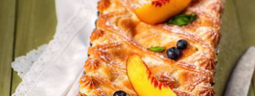 тарт с персиками и заварным кремом. Шаг 18