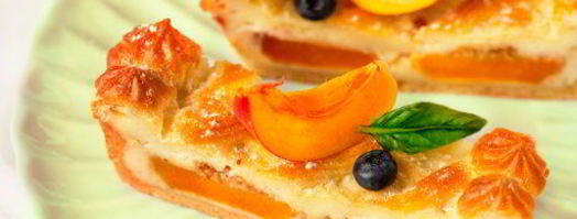 тарт с персиками и заварным кремом. Шаг 19