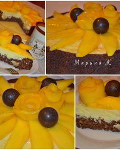 Тарт с творожной начинкой