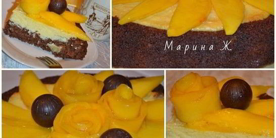 Тарт с творожной начинкой